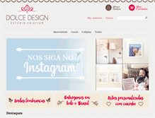 Tablet Screenshot of dolcedesign.com.br